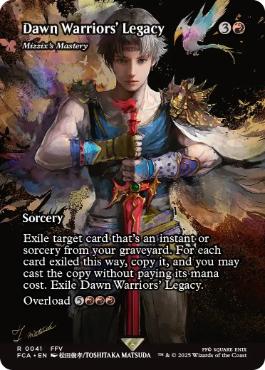 ■ショーケース■《暁の戦士の遺産/Dawn Warriors' Legacy》/《ミジックスの熟達/Mizzix's Mastery》[FCA] 赤R