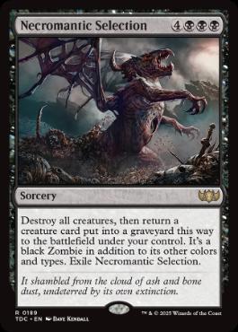 《屍術淘汰/Necromantic Selection》[TDC] 黒R