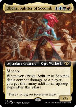 ■拡張アート■《秒刻みのオベカ/Obeka, Splitter of Seconds》[OTJ-BF] 金R
