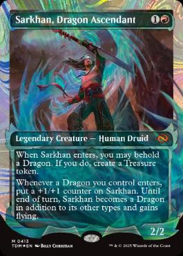 (403)■ショーケース■《龍へと昇る者、サルカン/Sarkhan, Dragon Ascendant》 [TDM-BF] 赤R