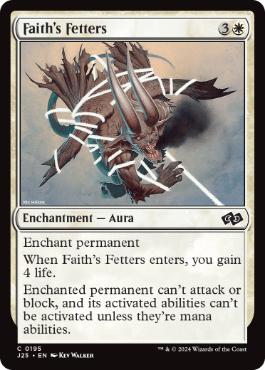 《信仰の足枷/Faith's Fetters》[J25] 白C
