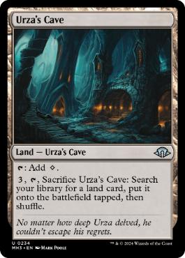 《ウルザの洞窟/Urza's Cave》[MH3] 土地U