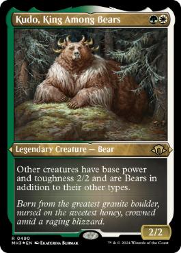 《熊の中の王、クードー/Kudo, King Among Bears》[MH3-BF] 金R