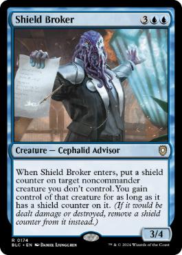 《盾の斡旋屋/Shield Broker》[BLC] 青R