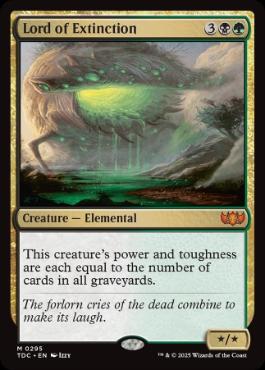 《絶滅の王/Lord of Extinction》[TDC] 金R