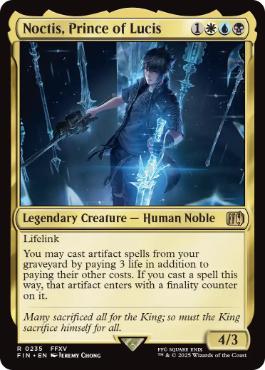 《ルシスの王子、ノクティス/Noctis, Prince of Lucis》[FIN] 金R
