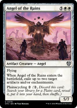 《遺跡の天使/Angel of the Ruins》[OTC] 白U