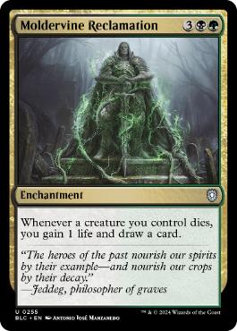 《腐れ蔦の再生/Moldervine Reclamation》[BLC] 金U