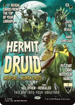 ■ボーダーレス■《隠遁ドルイド/Hermit Druid》[INR] 緑R