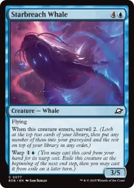 《星破りの鯨/Starbreach Whale》[EOE] 青C