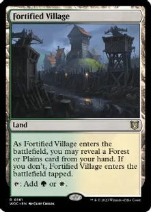 《要塞化した村/Fortified Village》[WOC] 土地R