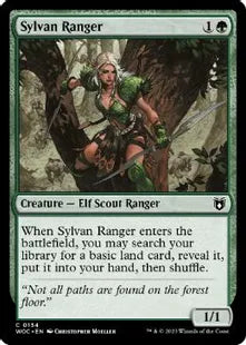 《森のレインジャー/Sylvan Ranger》[WOC] 緑C