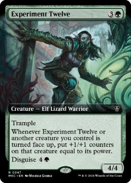 ■拡張アート■《実験体12号/Experiment Twelve》[MKC] 緑R