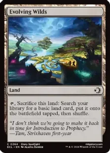 《進化する未開地/Evolving Wilds》[ECL] 土地C
