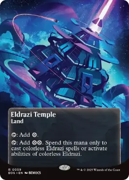 (059)■ボーダーレス■《エルドラージの寺院/Eldrazi Temple》[EOS] 土地R