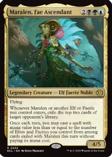 《上位のフェイ、マラレン/Maralen, Fae Ascendant》[ECL] 金R