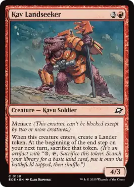 《カヴの新天地探し/Kav Landseeker》[EOE] 赤C