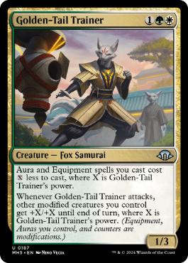 《金之尾の教練者/Golden-Tail Trainer》[MH3] 金U