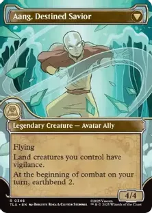 ■ショーケース■《岐路に立つアン/Aang, at the Crossroads》/《定められし救済者、アン/Aang, Destined Savior》[TLA-BF] 金R