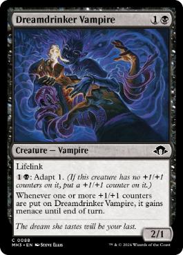 《夢呑みの吸血鬼/Dreamdrinker Vampire》[MH3] 黒C