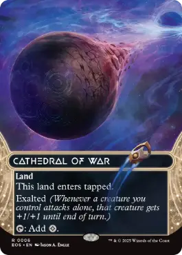 (006)■ボーダーレス■《戦の大聖堂/Cathedral of War》[EOS] 土地R