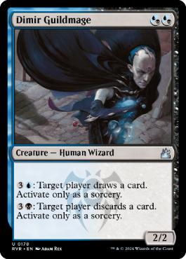 《ディミーアのギルド魔道士/Dimir Guildmage》[RVR] 金U