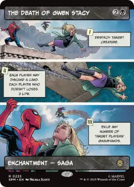 ■ボーダーレス■《グウェン・ステイシーの死/The Death of Gwen Stacy》[SPM-BF] 黒R
