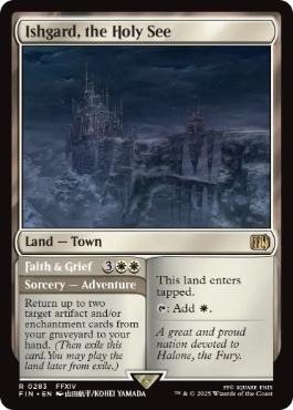 《山の都、イシュガルド/Ishgard, the Holy See》[FIN] 土地R