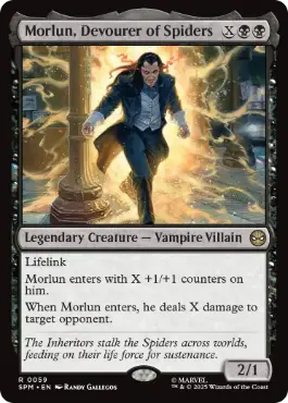 《蜘蛛を貪る者、モーラン/Morlun, Devourer of Spiders》[SPM] 黒R