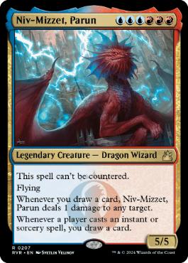 《パルン、ニヴ＝ミゼット/Niv-Mizzet, Parun》[RVR] 金R