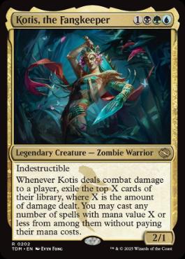《牙の番人、コーティス/Kotis, the Fangkeeper》[TDM] 金R