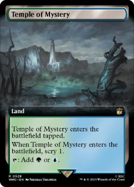 ■拡張アート■《神秘の神殿/Temple of Mystery》[WHO-BF] 土地R