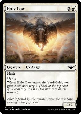《聖なる乳牛/Holy Cow》[OTJ] 白C