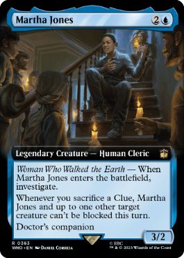 ■拡張アート■《マーサ・ジョーンズ/Martha Jones》[WHO-BF] 青R