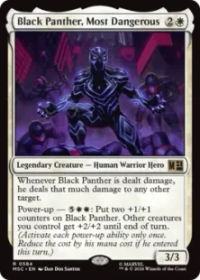 《最も危険な男、ブラックパンサー/Black Panther, Most Dangerous》[MSC] 白R