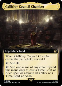■拡張アート■《ギャリフレイ評議堂/Gallifrey Council Chamber》[WHO-BF] 土地R