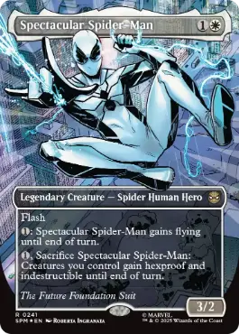 ■ボーダーレス■《スペクタキュラー・スパイダーマン/Spectacular Spider-Man》(FF)[SPM-BF] 白R