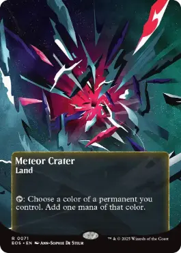 (071)■ボーダーレス■《隕石のクレーター/Meteor Crater》[EOS] 土地R