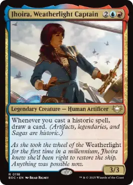 《ウェザーライトの艦長、ジョイラ/Jhoira, Weatherlight Captain》[EOC] 金R