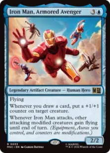 《鎧纏いしアベンジャーズ、アイアンマン/Iron Man, Armored Avenger》[MSC] 青R