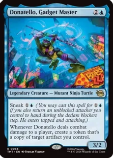 《ガジェットマスター、ドナテロ/Donatello, Gadget Master》[TMT] 青R
