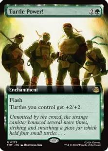 ■拡張アート■《タートル・パワー！/Turtle Power!》[TMT-BF] 緑R