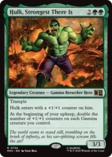 《最強はここにあり、ハルク/Hulk, Strongest There Is》[MSC] 緑R