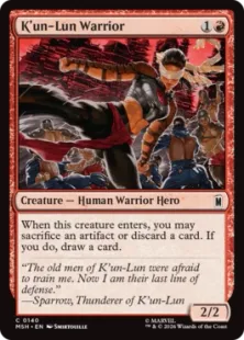《クンルンの戦士/K'un-Lun Warrior》[MSH] 赤C