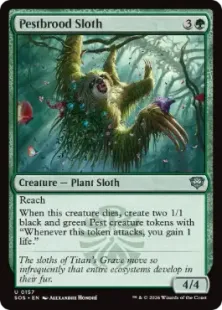 《害獣育てのナマケモノ/Pestbrood Sloth》[SOS] 緑U