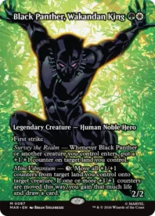■ボーダーレス■《ワカンダの王、ブラック・パンサー/Black Panther, Wakandan King》[MAR] 金R