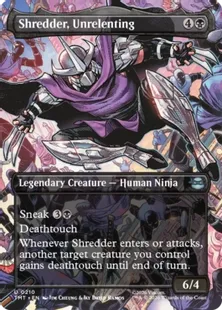 ■ボーダーレス■《果てなき執念、シュレッダー/Shredder, Unrelenting》[TMT-BF] 黒U