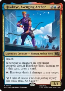 《アベンジャーズの射手、ホークアイ/Hawkeye, Avenging Archer》[MSC] 金R