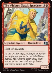 《伝統的スピードスター、ウィザー/The Whizzer, Classic Speedster》[MSC] 赤U