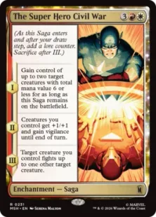 《スーパーヒーローの争い、シビル・ウォー/The Super Hero Civil War》[MSH] 金R